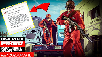 How to Fix Script Hook V Critical Error in GTA 5 (May 2025) | G5Mods