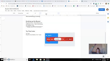 Buzzer (Micro:Bit Help Video)