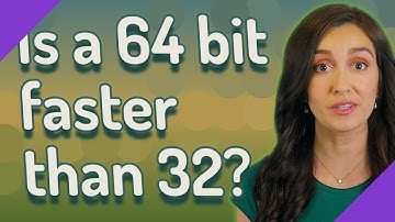 Is a 64 bit faster than 32?