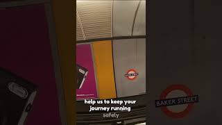 Welcome to Baker Street station #train #railway #londonundergroundtransport#tfl