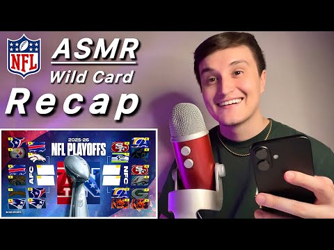 ASMR | NFL Playoffs Wild Card Recap & Review 🏈💤 (whisper ramble)
