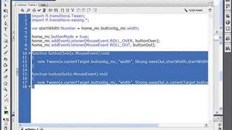 Course learn to build a website by Flash CS3 , Lesson 14