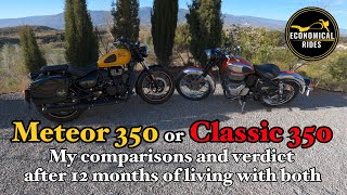 Royal Enfield Classic 350 or Meteor 350 ? My Comparison And Verdict After 12 Months With Both Bikes screenshot 2