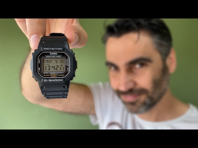 G-SHOCK DW-5600E  Inspirado en el primer reloj G-Shock de CASIO