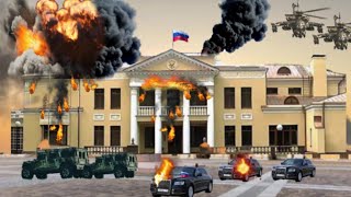 JUST HAPPENED! Putin's Government Building Destroyed Due to Brutal Attacks by the US and Ukraine