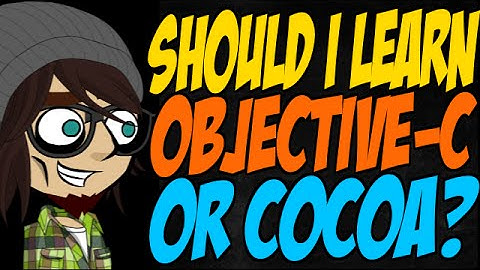 Should I Learn Objective-C or Cocoa?