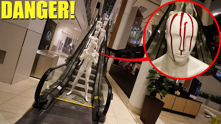 ¡SI VES MANIQUÍES MOVERSE EN UN CENTRO COMERCIAL, CORRE!