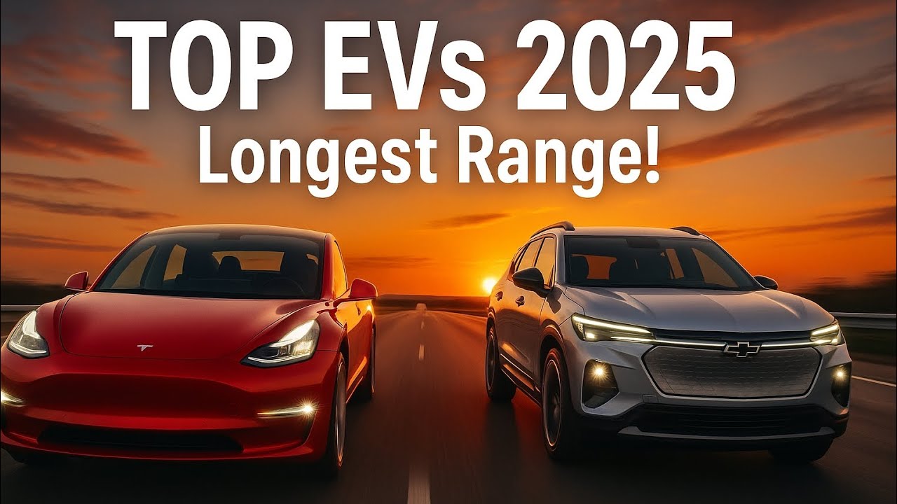 Top 10 Electric Cars with Longest Range in 2025 - YouTube