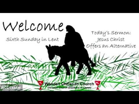 Zoom Worship - Palm Sunday, March 28