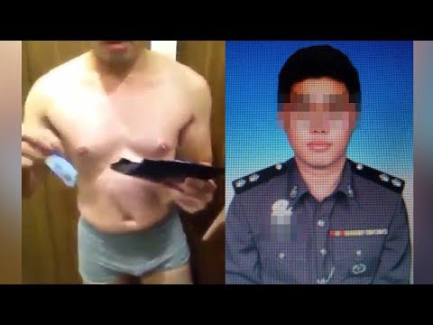 Half-naked male cop nabbed in women's toilet