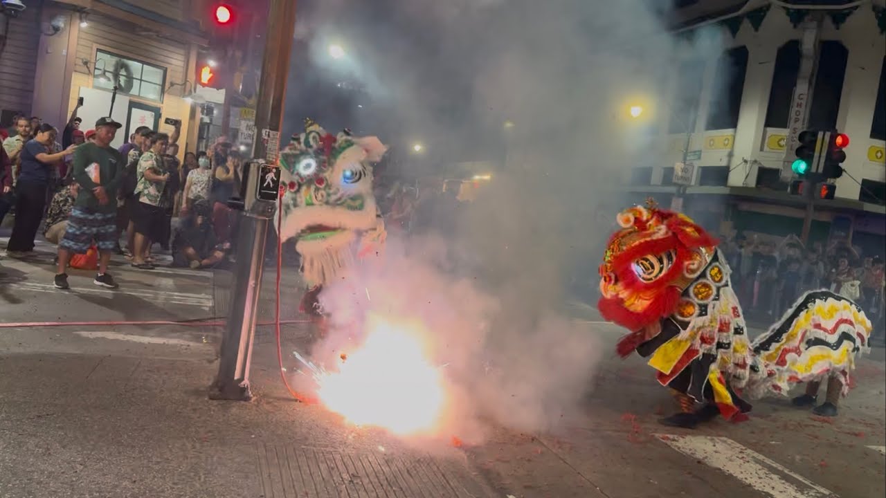 Honolulu Chinatown Explodes In Fury Celebrating The Year of the Fire Horse 2026