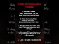 Dark Psychology Tricks That Manipulate Your Mind | Scary Psychology Facts