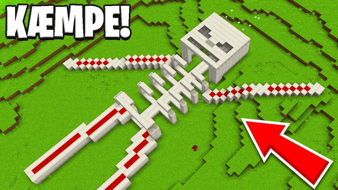 Jeg Finder Et KÆMPE SKELET I Minecraft!