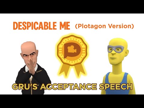Gru's acceptance speech for the 4th Annual Ploscars | Filmed with Gru's camera