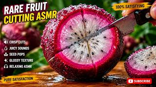 Rare Fruit Cutting ASMR ✨ Ultra Satisfying Crisp Cuts & Juicy Sounds #shorts