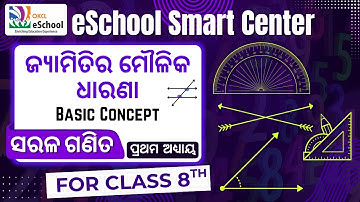 ଜ୍ୟାମିତିର ମୌଳିକ ଧାରଣା - Basic Concept | Live Math Class by OKCL | ପ୍ରଥମ ଅଧ୍ୟାୟ | ଅଷ୍ଟମ ଶ୍ରେଣୀ