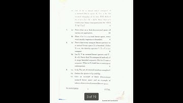 Msc Math3rd Functional Analysis