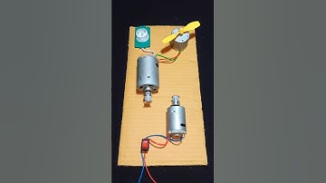 New PulleyBelt DC Motor Generator _ DC Motor #dcmotor #techdiy #shorts #generator #youtubeshorts