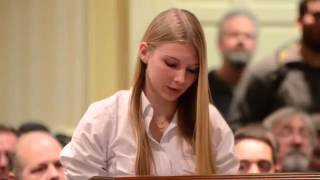15 year old girl leaves anti gun politicians speechless