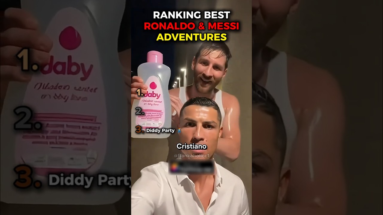 Рейтинг лучших приключений Роналду и Месси 🤣🇵🇹🇦🇷 
