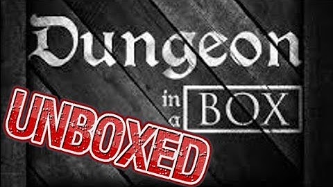 Dungeon in a Box Unboxing