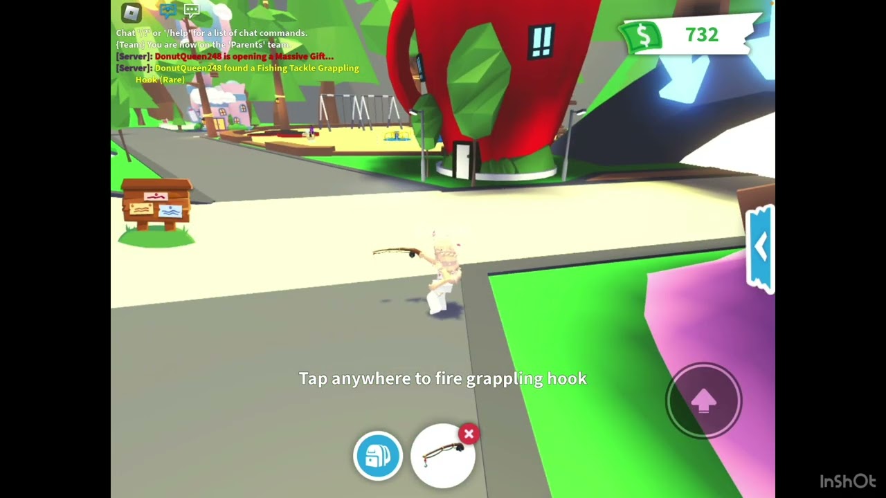 Opening a a massive gift in adopt me!