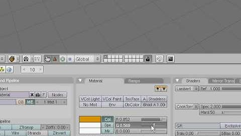 Advanced Animation With Keyframes, IPO Curves, and Materials Part 1: Blender3danimator