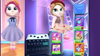 My Talking Angela 2 Game Play All Lever Dancer 1-5-10-15-30 screenshot 2