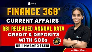 Finance Current Affairs RBI NABARD SEBI Preparation | Current Affairs MCQs | Finance 360 by EduTap