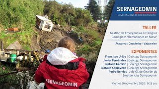 Webinar - Emergencias y Peligros Geológicos "Remociones en Masa".