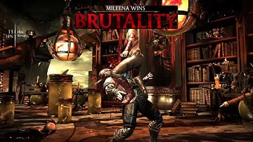 RAVENOUS MILEENA | HOW TO PERFORM FATALITY & BRUTALITY (using keyboard) - MORTAL KOMBAT XL