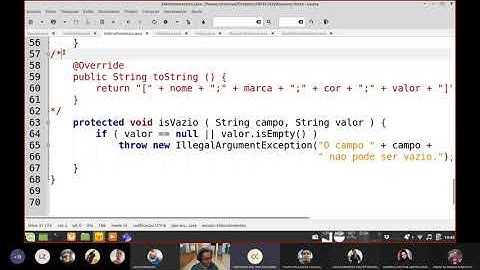 Aula ED - 007 - Revisão da linguagem Java - Parte 07