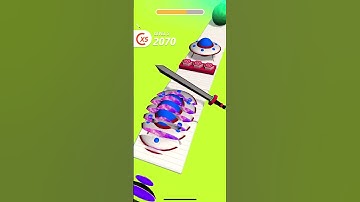 Satisfying and relaxing ASMR slicing game