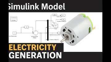 Simulate DC Motor Power Generation in Simulink | RS-380 Motor Model