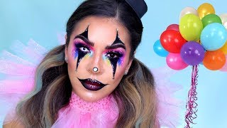 Sexy Creepy Clown/Jester Makeup Tutorial | Halloween Makeup screenshot 5