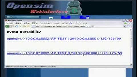 Avatar Portability for OpenSim