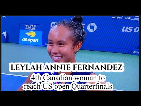 Rising star Leylah Fernandez into US Open quarterfinals after ...