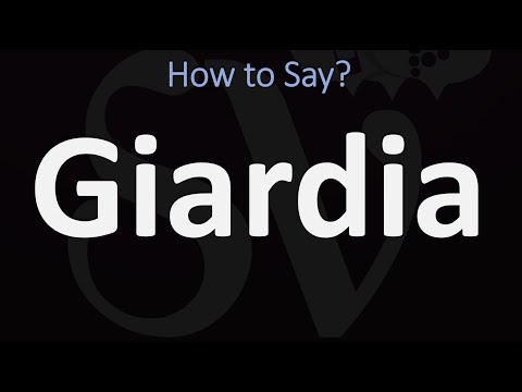 How to Pronounce Giardia? (CORRECTLY)
