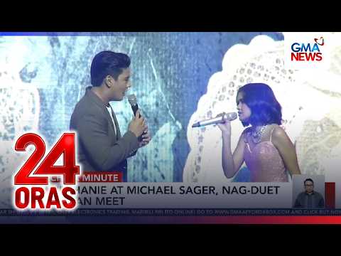 Zephanie at Michael Sager, nag-duet sa fan meet | 24 Oras