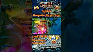 Paquito Exp Lane Gameplay Fighter PART 16 #paquito #mobilelegends #explane #gameplay #shorts #mlbb