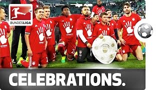 Lewandowski, Müller, Robben & Co. - Bayern München celebrate Title in Wolfsburg