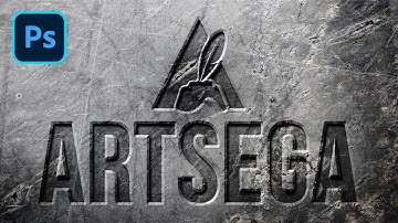 Easy!! Text Carved Into Concrete, Wood And Steel - Adobe Photoshop Tutorial