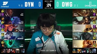 DYN vs DWG | W9D3 | Match 79 Game 1 | LCK Summer Split 2020 – S10 | Team Dynamics vs DAMWON Gaming