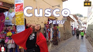 Cusco, Peru 🇵🇪 2023 Historic Center Walking Tour - Armas Plaza, Twelve Angled Stone 4K60fps