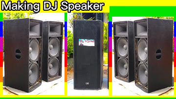How to make dual 15” speaker|| FDB Design Box and 400 watt speakers