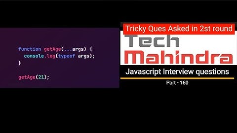 Javascript output based Interview question - Part 160  #javascriptinterview #javascript