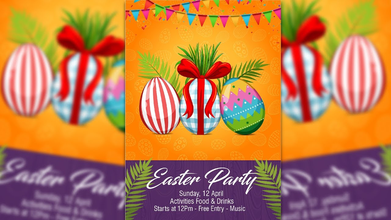 Easter Poster Design | Easter Banner Design | Easter Flyer Design