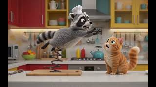Mission Impossible: Cookie Edition 🦝🍪🐱 | 3D Animation Short