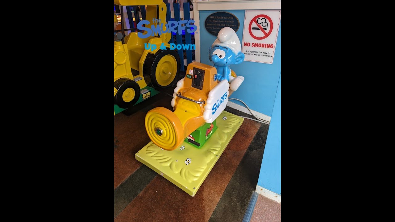 The Smurfs Up & Down Kiddie Ride