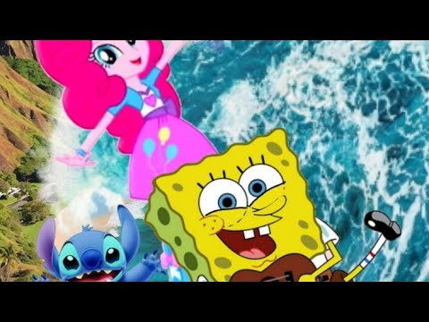 Bob esponja conoce a Stitch. 🌸🤩😍🧽💧 - YouTube